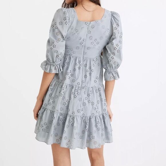 Madewell Lizzie eyelet babydoll dress. Size 10 - Picture 2 of 7